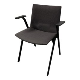 NEW Gordon International Orlandini Design Alpha Stacking Fully Upholstered Arm Chair. Original Price: $802