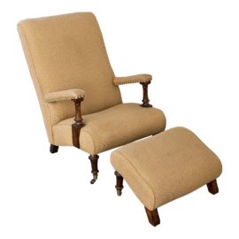 Henredon Seville Arm Chair + Ottoman