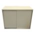 The Hon Manufacturing Company Beige Sliding 2-Door Metal File Cabinet