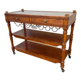 Vintage Serving Trolley + Wine Bar