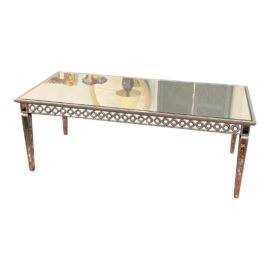 Z Gallerie Sophie Mirrored Dining Table. Original Price: $2,000