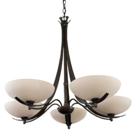 Hubbardton Forge Aegis Five Light Chandelier. Original Price: $2,770