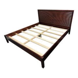 Crate & Barrel Ribbed Bedframe, a California King