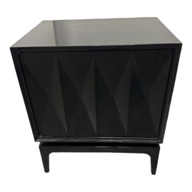 Albert Parvin's Mid 20th Century Ebony Nightstand