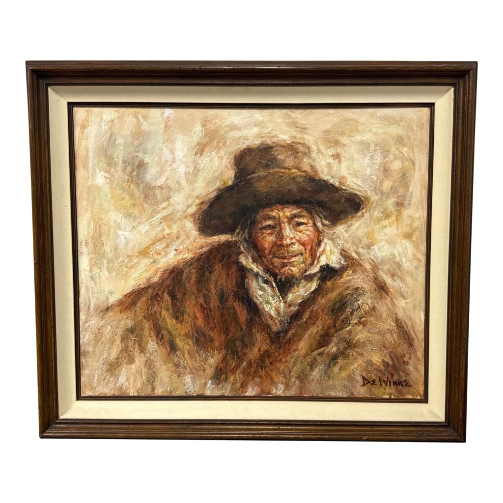 Lissette De Winne #39 s Old Peruvian Andean Man Original Price: $10 000