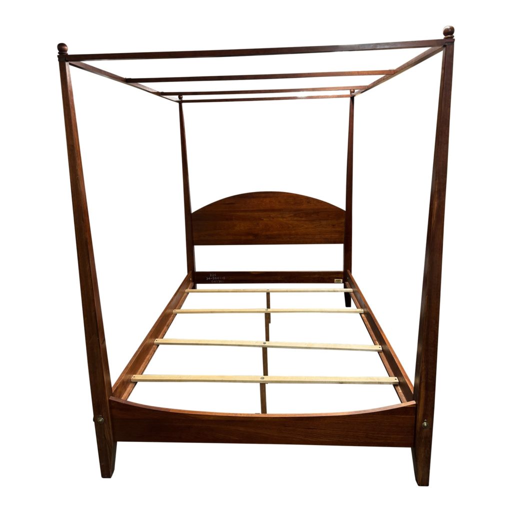 Eastern King William Sonoma Keating Canopy Bed Frame. Original Price