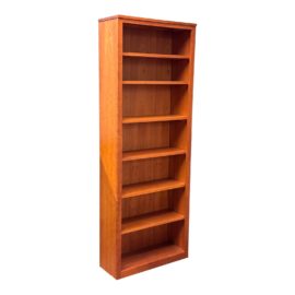 Vintage Teak Veneer Bookshelf