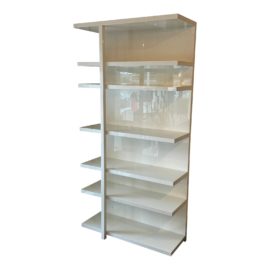 Piero Lissoni for Cassina White Lacquered Mex Bookcase. Original Price: $3,495