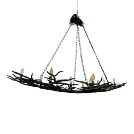 Currey & Company Rainforest Bronze 14 Light Chandelier. Original Price: $2,041