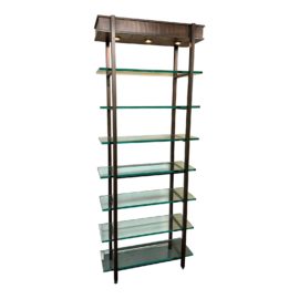 Custom Lighted. Bronze + Glass Display