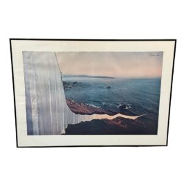 Circa 1974 Christo Running Fences Photographic Print, Framed