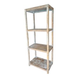 Rustic Farmhouse Painted Etagere