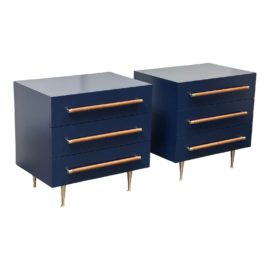 NEW Brownstone Furniture Audrey 3-Drawer Nightstands, a Pair. Original Price: $3,480