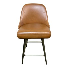 West Elm Mid Century Leather Swivel Counter Stool. Original Price: $700