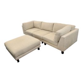 Room & Board Cade 4pc Contemporary Sofa + Ottoman / Sectional. Original Price: $4,950