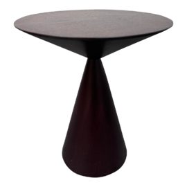 Crate & Barrel Round Pedestal Side Table