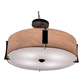Ultra Lights Genesis Curved Bar Four Light Pendant. Original Price: $1,013