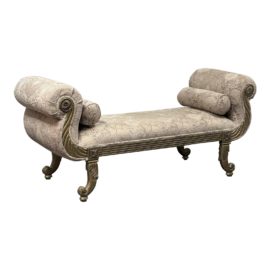 Moretti Design Davila Rolled Arm Bench. Original Price: $1,755