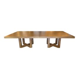 Custom Design Contemporary 120 Inch Dining Table, Two Piece. Original Price: $32,906