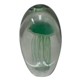 Hand Blown Glass Jelly Fish Decor