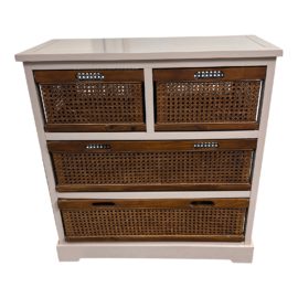 Safavieh Quartz Grey Jackson Four Drawer Storage Unit. Original Price: $270