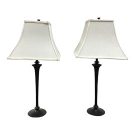 Restoration Hardware Table Lamps, a Pair