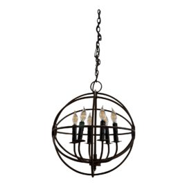 Restoration Hardware Foucaults Orb Chandelier. Original Price: $1,135