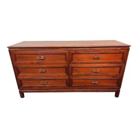 Vintage Taiwan Six Drawer Dresser