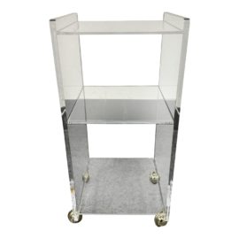 1980's Custom Lucite Cart