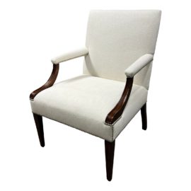 Richard Andronaco Custom Design Regency Library Arm Chair