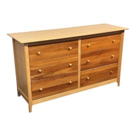 Copeland Furniture Sarah Maple + Cherry Six Drawer Dresser. Original Price: $4,200