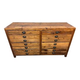 Wooden Duck Reclaimed Rustic Eight Drawer Dresser