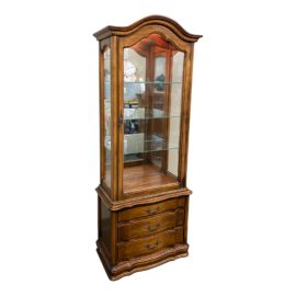 Vintage Delwood Lighted Display Cabinet