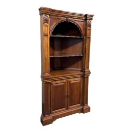 Vintage Solid Wood Corner Cabinet