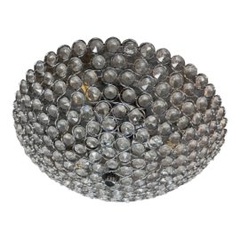 Possini Euro Design Geneva Wide Crystal Flush Mount Pendant. Original Price: $150