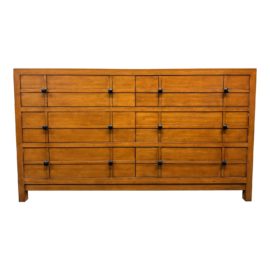 Crate & Barrel Maria See Bento Kona Six Drawer Dresser. Original Price: $1,700