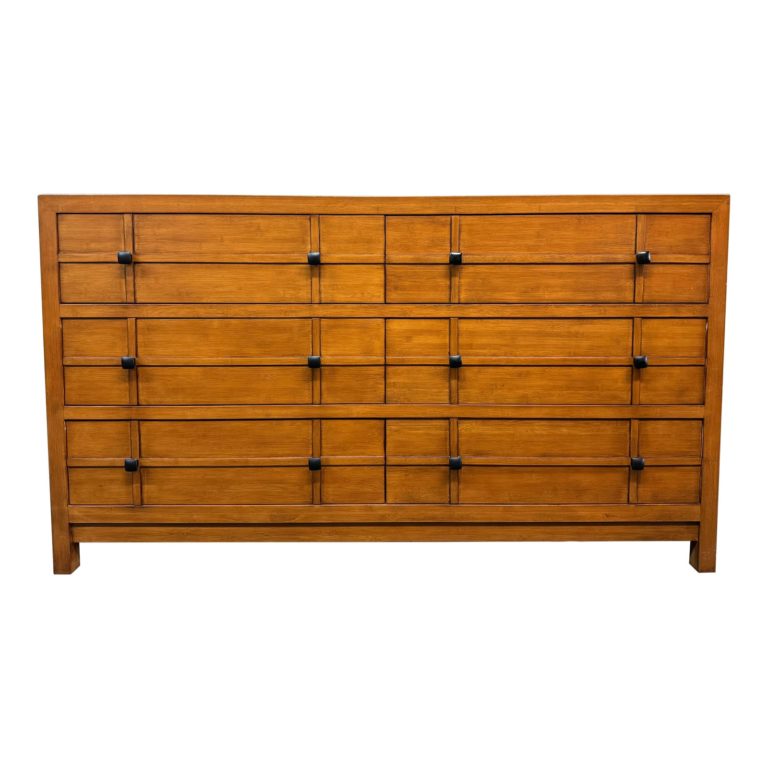 Restoration Hardware Graydon Faux Shagreen Five Drawer Dresser