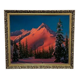 Circa 1930 Friedrich Albin Koko-Micoletzky 'Austrian Alpine Landscape'. Original Price: $2,500