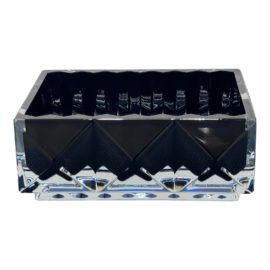Baccarat Black Crystal Louxor Vide-Poche. Original Price: $600