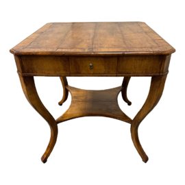 Antique Biedermeier Style Side Table