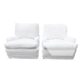 Custom Design Belmar Lounge Chairs, a Pair