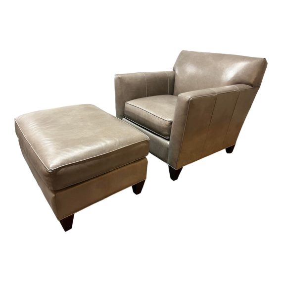 Crate & Barrel Brushed Aluminum Swivel Counter Stool | Design Plus Gallery