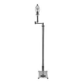 Restoration Hardware Swing Arm French Glass Column Task Floor Lamp. Original Price: $540