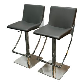 Nuevo Swing Adjustable Stools, a Pair. Original Price: $1,370