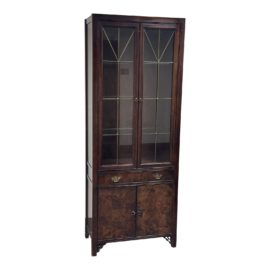 Vintage China Glass Door Cabinet