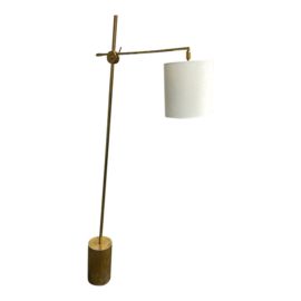 Vaughan Farnham Brass Cantilever Floor Lamp. Original Price: $2,240