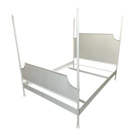 Restoration Hardware 19th Century Campaign Metal Bedframe, Full. Original Price: $760