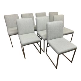 West Elm Range Dining Chairs, Set of 8. Original Price: $2,392