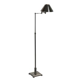 Restoration Hardware Chrome Petite Swing Arm Floor Lamp