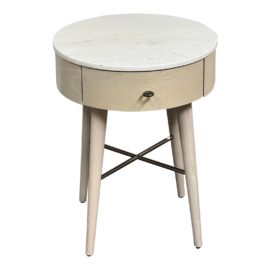 West Elm White Maple Penelope Nightstand. Original Price: $400
